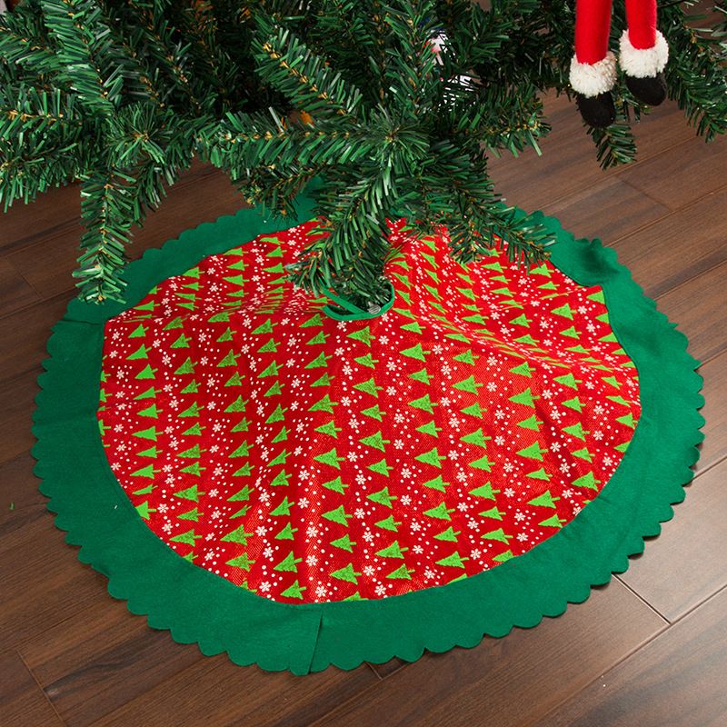 Albero Di Natale Diametro 90.Acquista Diametro 90 Cm Non Tessuto Rosso Verde Albero Di Natale Gonna Con Albero Di Natale Fiocco Di Neve La Decorazione Del Partito Forniture A 13 39 Dal Vicky Q Dhgate Com