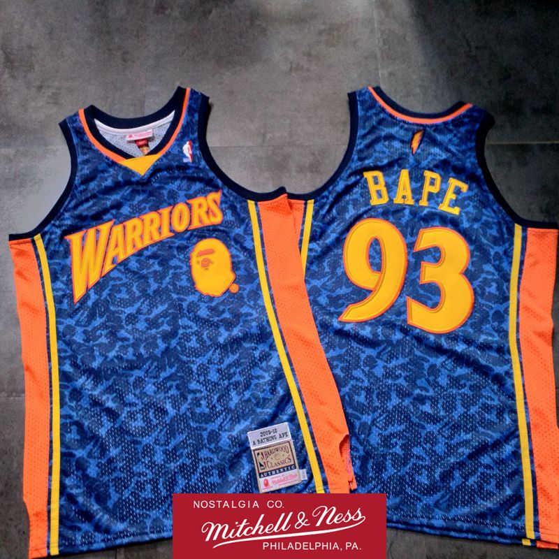 bape warriors jersey