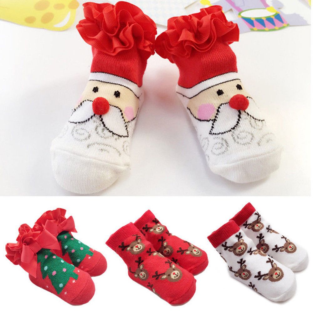 baby santa socks