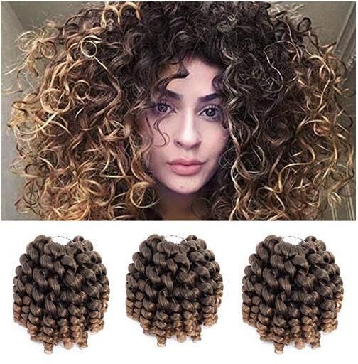 2020 Hot Sale 8 Inches Crochet Jamaican Bounce Wand Curl