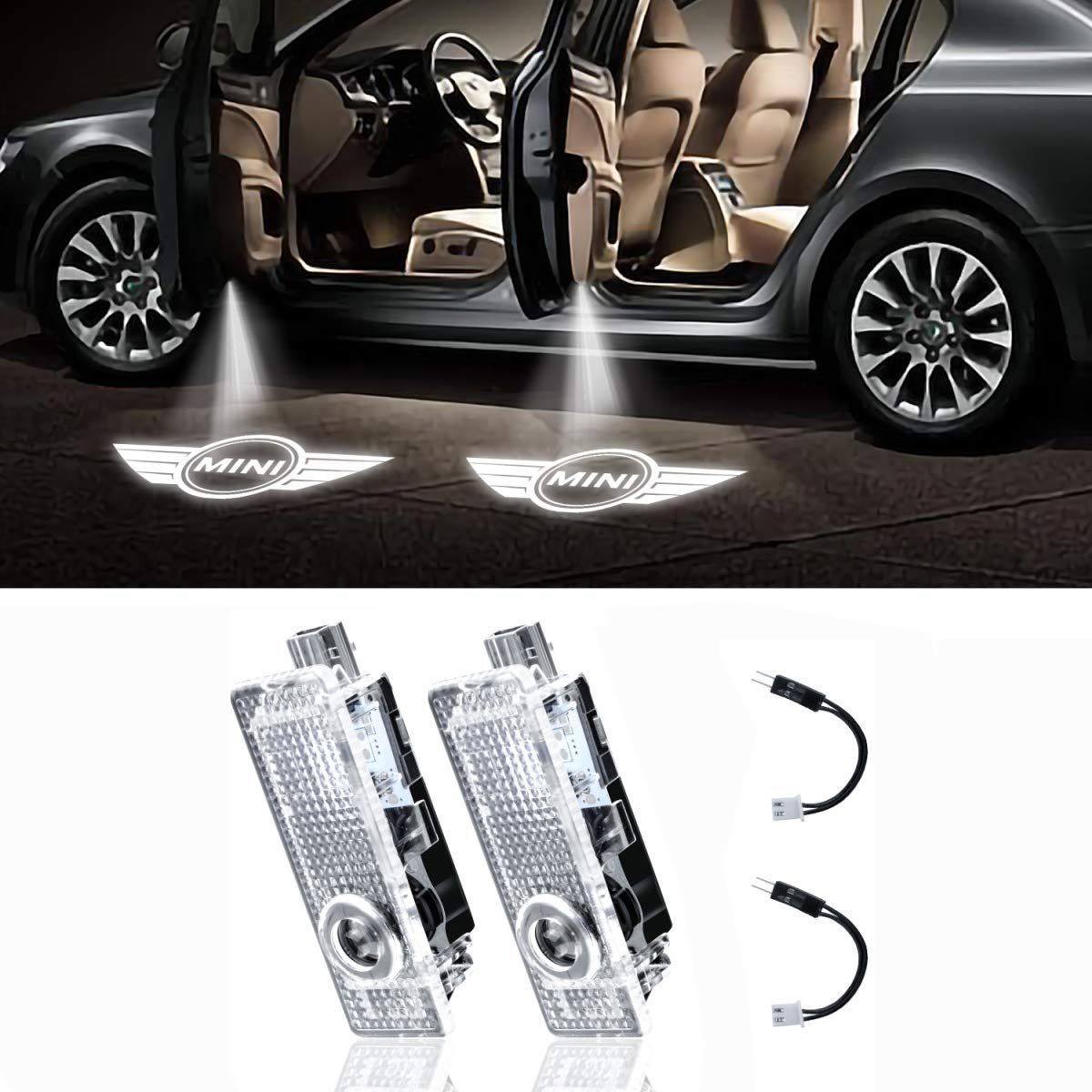 LED Mini Puerta del proyector de luz láser LED Cortesía Bienvenido luces sombra del