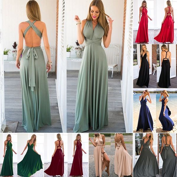 backless maxi dress casual