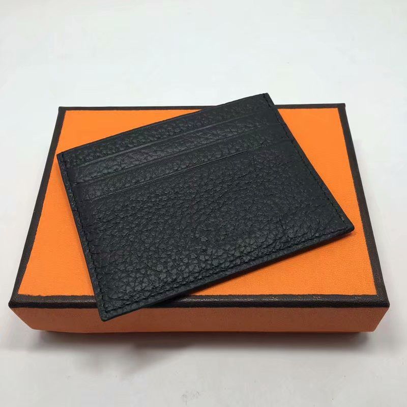 slim leather card case