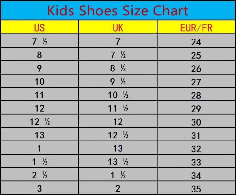 6 Year Old Shoe Size