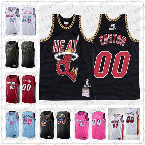 miami heat red throwback jersey