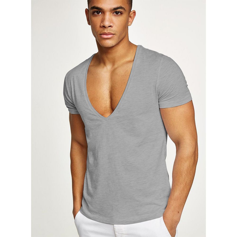 Compra Tees Profundo Escote En V Camiseta Para Hombre De La Marca De Lujo  De Diseño Uomo Camiseta De Diseño Camisetas De La Moda Ropa De Hombre  Mujeres De Los Hombres De