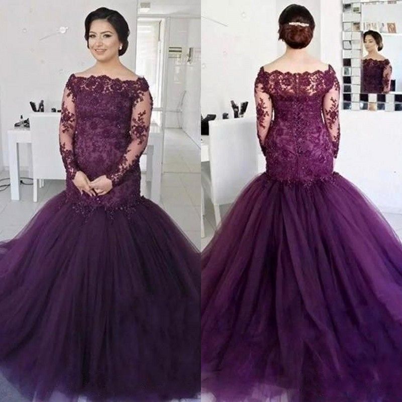 purple winter formal dresses