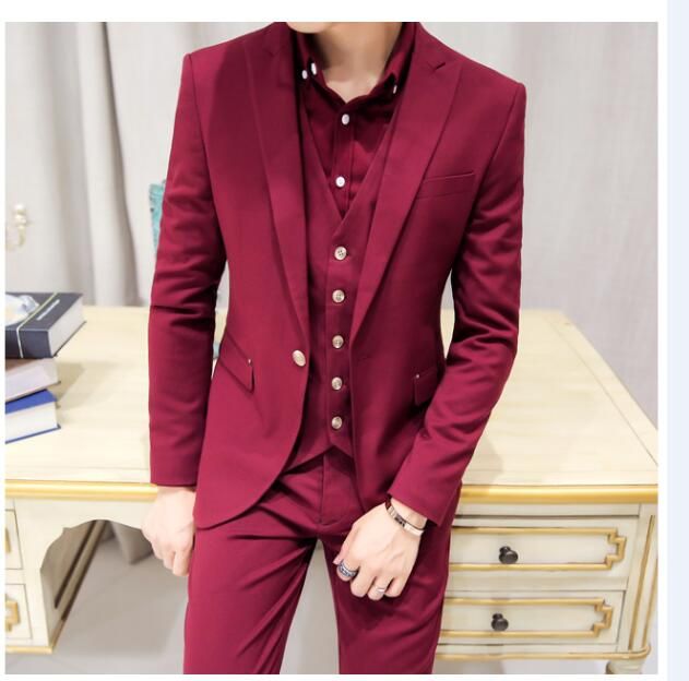 maroon colour pant coat