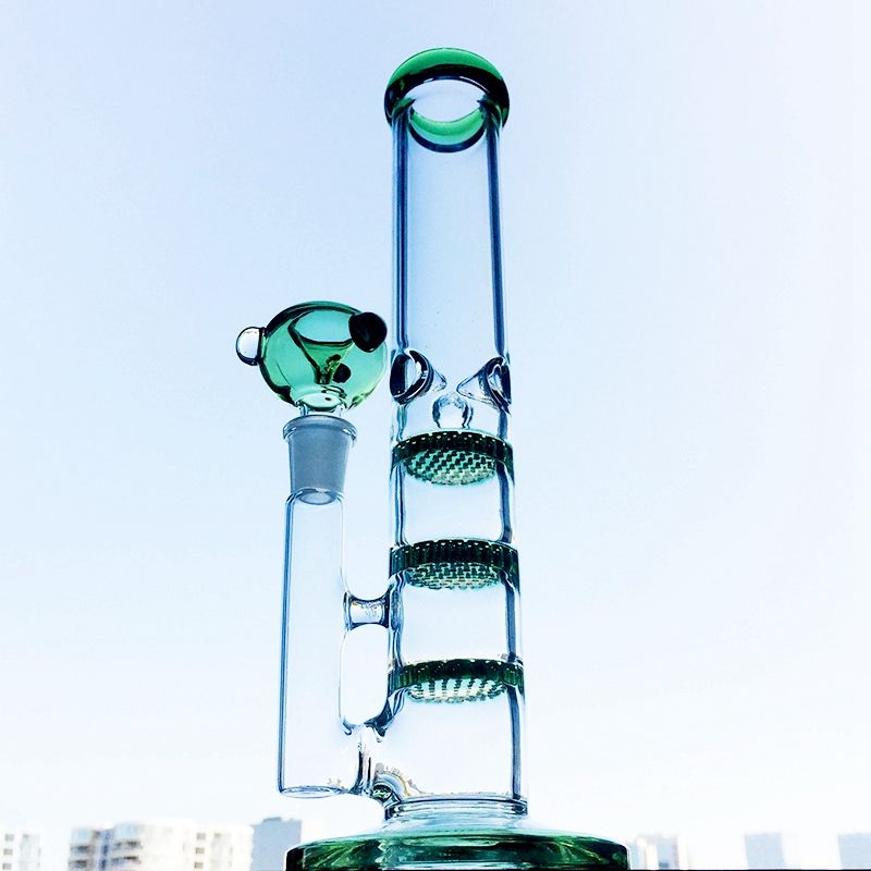 Bong Green With Bowl