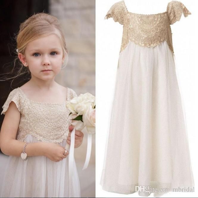 simple flower girl gown