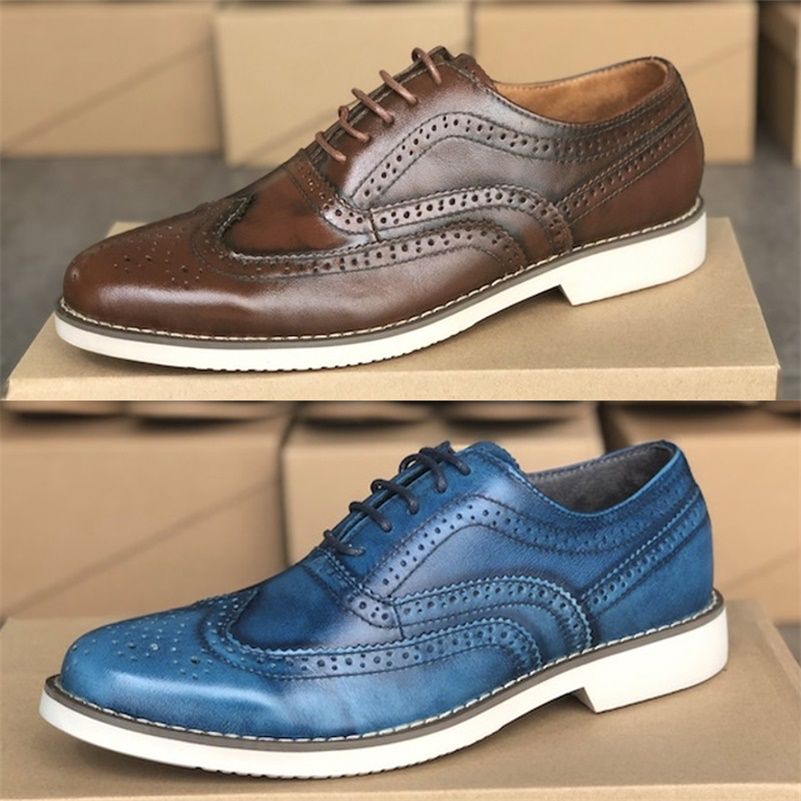 Mens Designer Shoes London Brogue Gatsby Oxfords Dress Shoes High