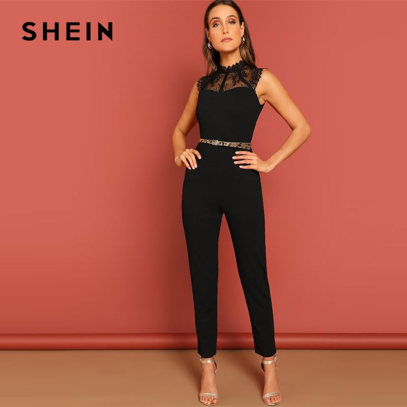 shein black jumpsuit