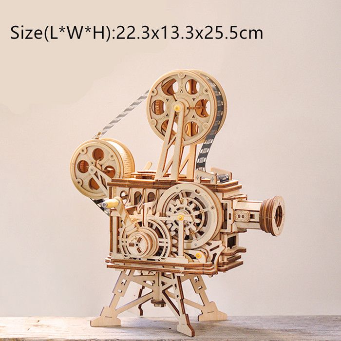 mechanical gears 3d wooden puzzle