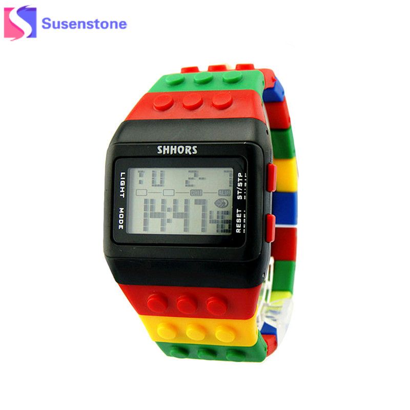colorful digital watches