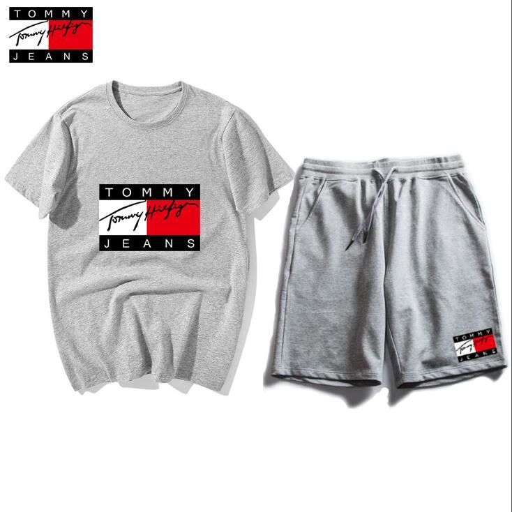 tommy hilfiger shirt and shorts set
