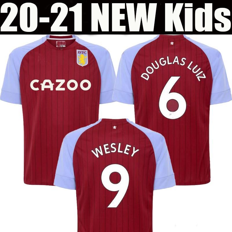 20 21 Aston Villa SOCCER JERSEY HOME 2020 2021 Samatta ...