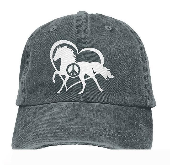 Gorras de béisbol con bordado de caballo para hombre y mujer sombre Gorras de béisbol con bordado de caballo para hombre y mujer sombre