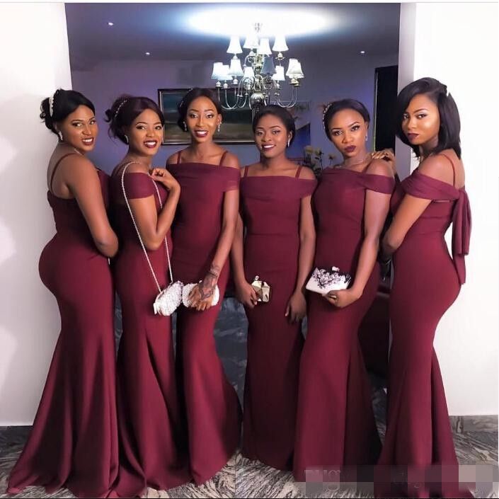 plus size cranberry bridesmaid dresses