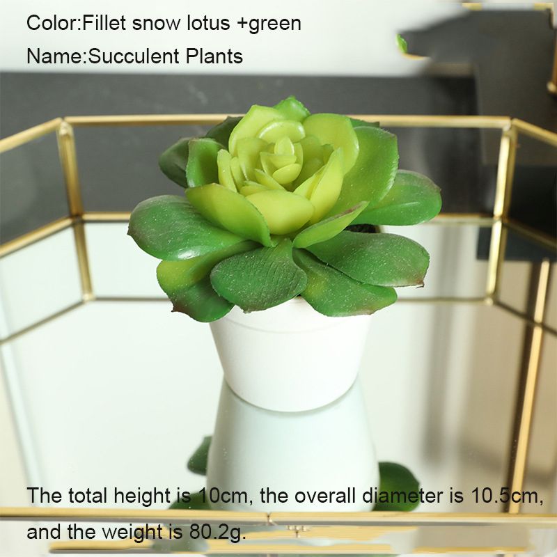 Simulation Artificial Succulent Fake Plants Plastic Flowers Home Floral Decor 