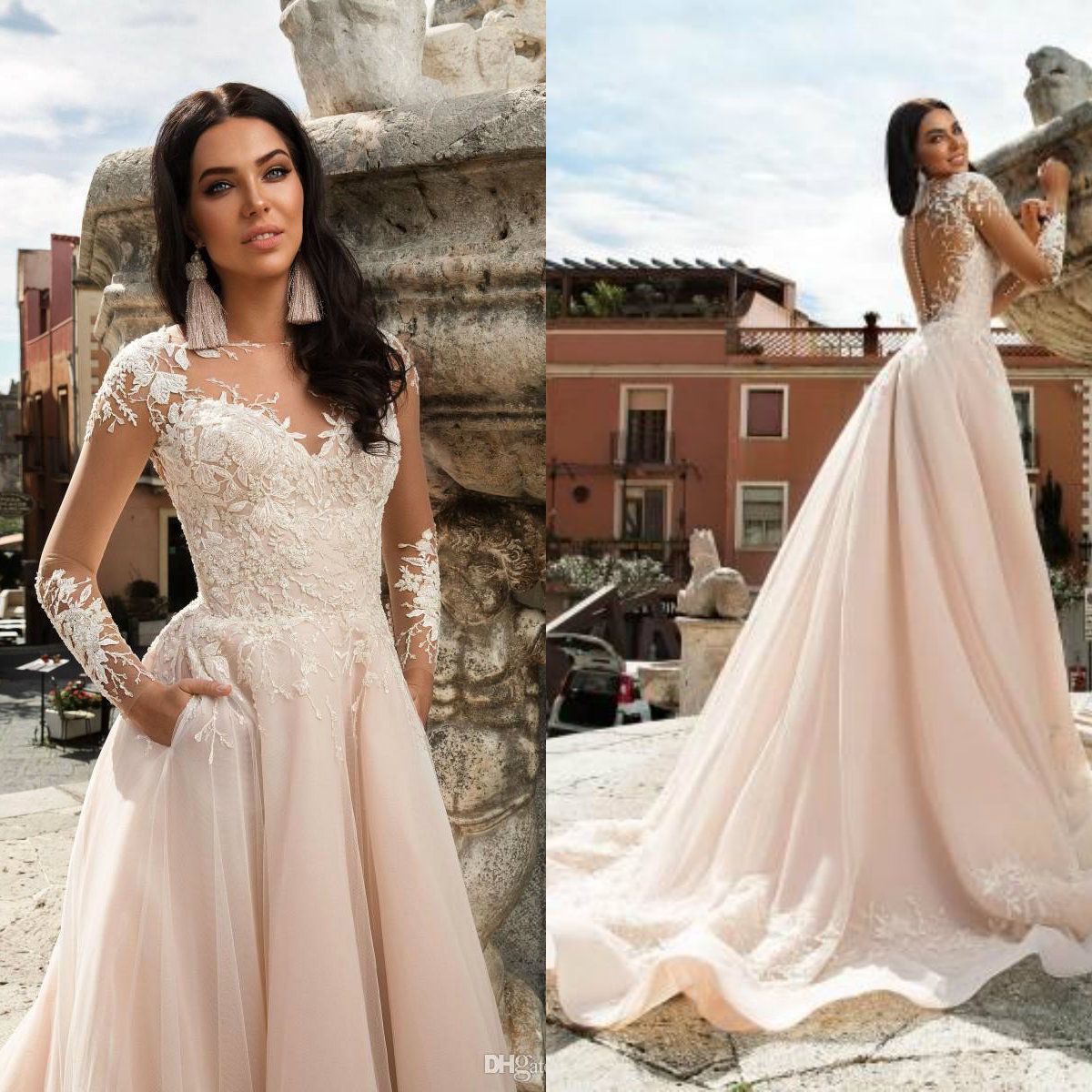 fairy boho wedding dress