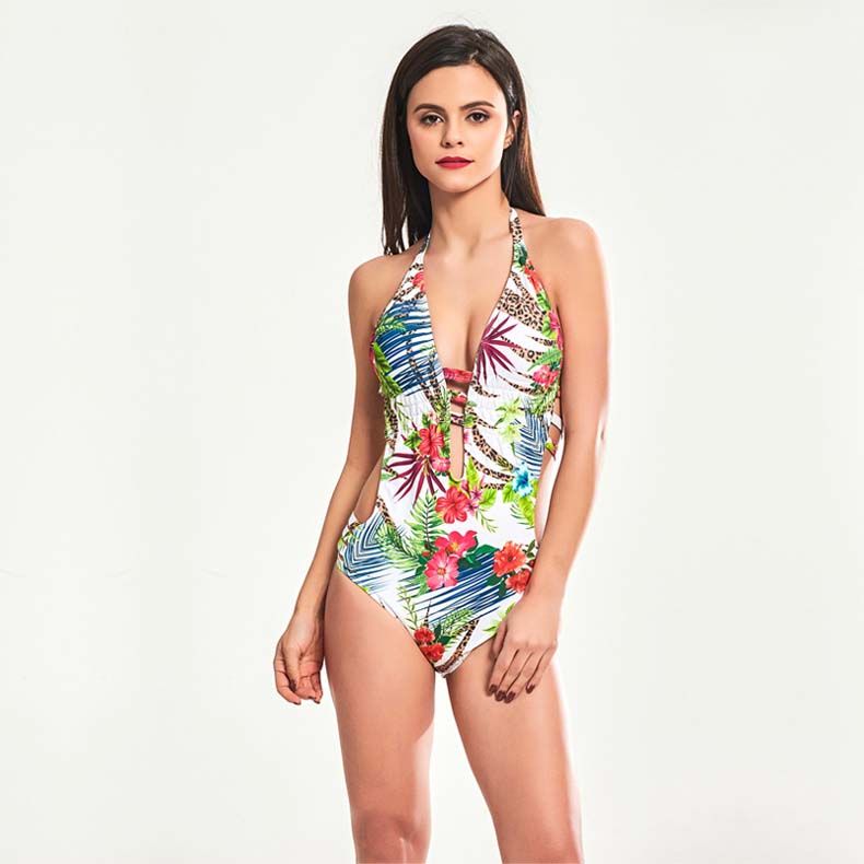 black designer swimsuit