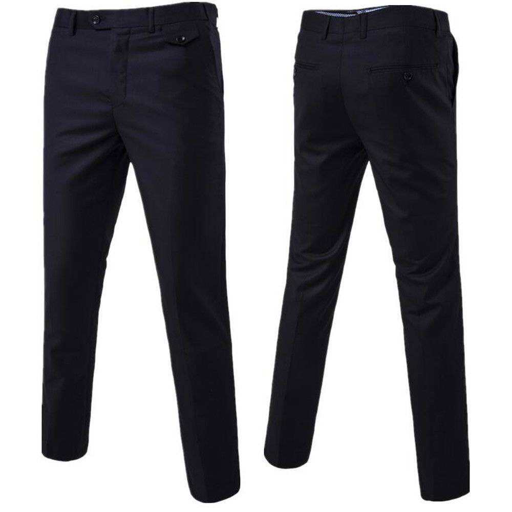 Mens Designer Trousers Stretch Chino Skinny Slim Fit Jeans Pants All Waist Sizes 