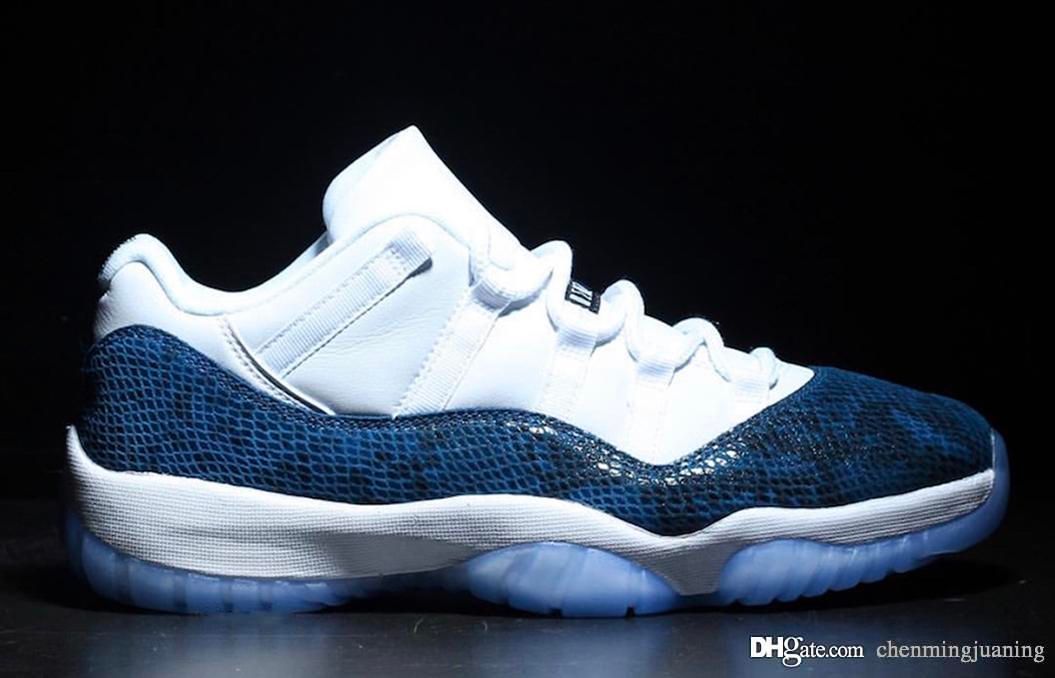 blue 11s snakeskin