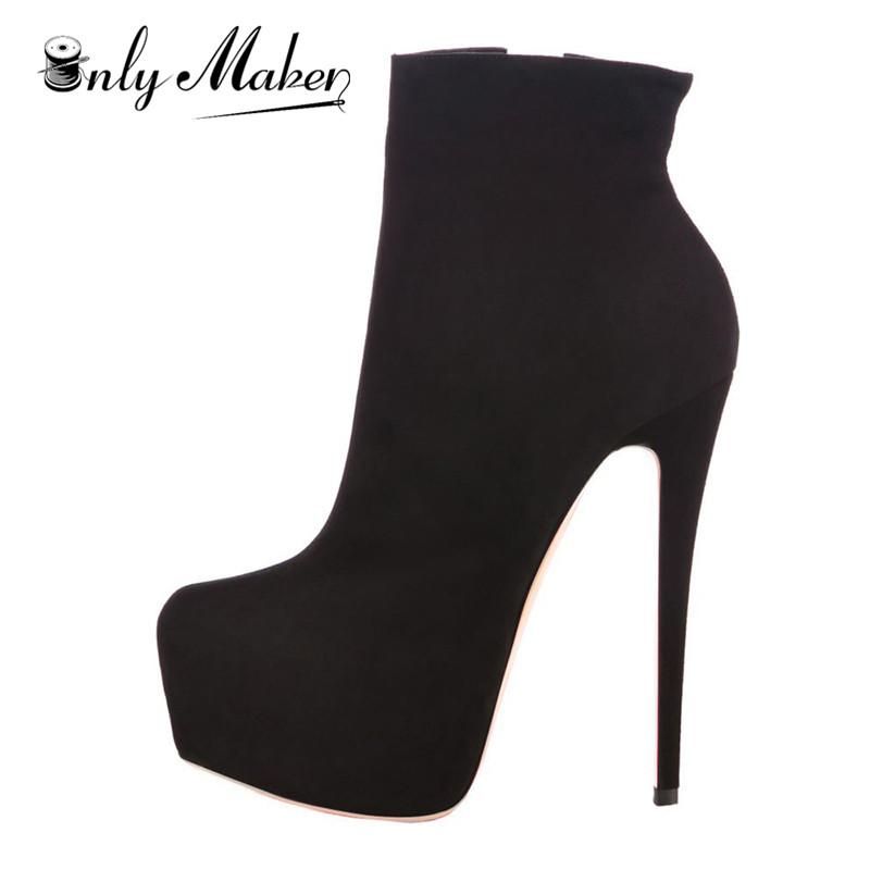 6 inch heel ankle boots