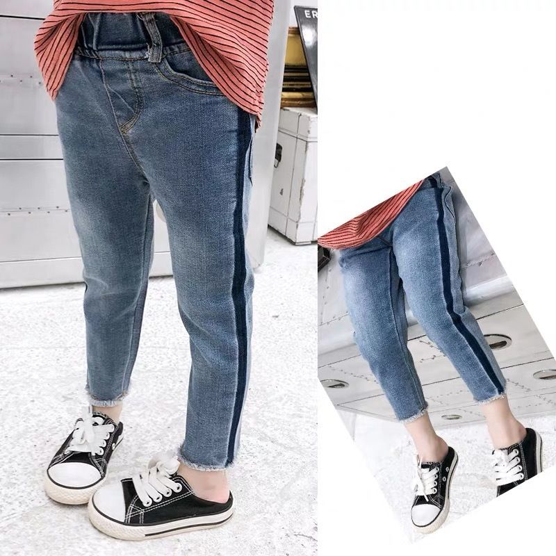 calça jeans bebe com elastico na cintura