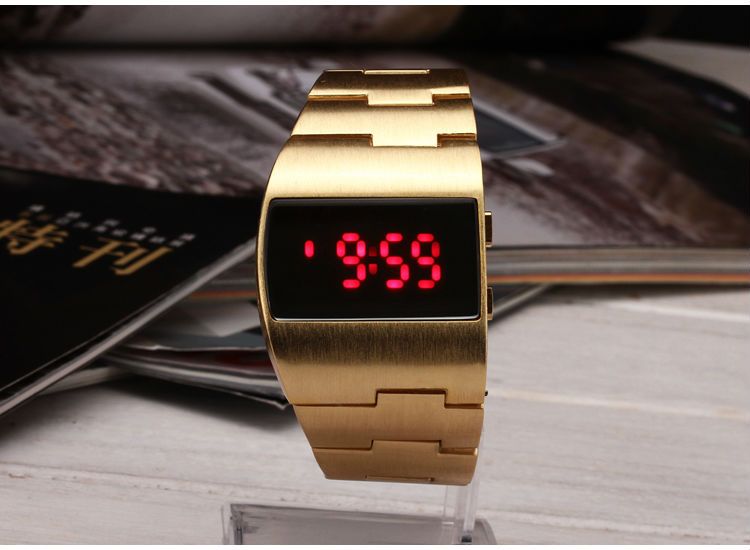 faceless led watch