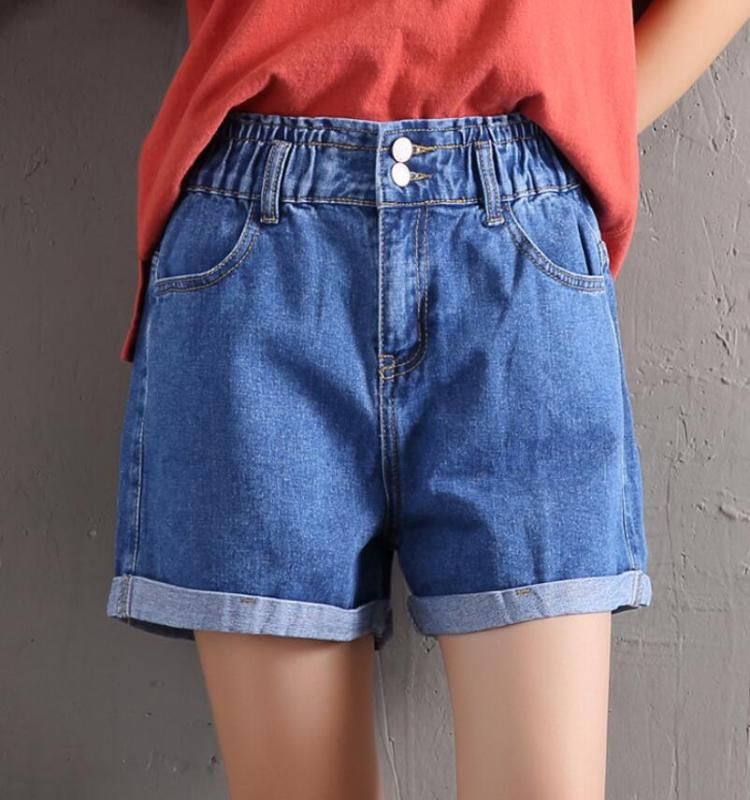 plus size denim shorts womens