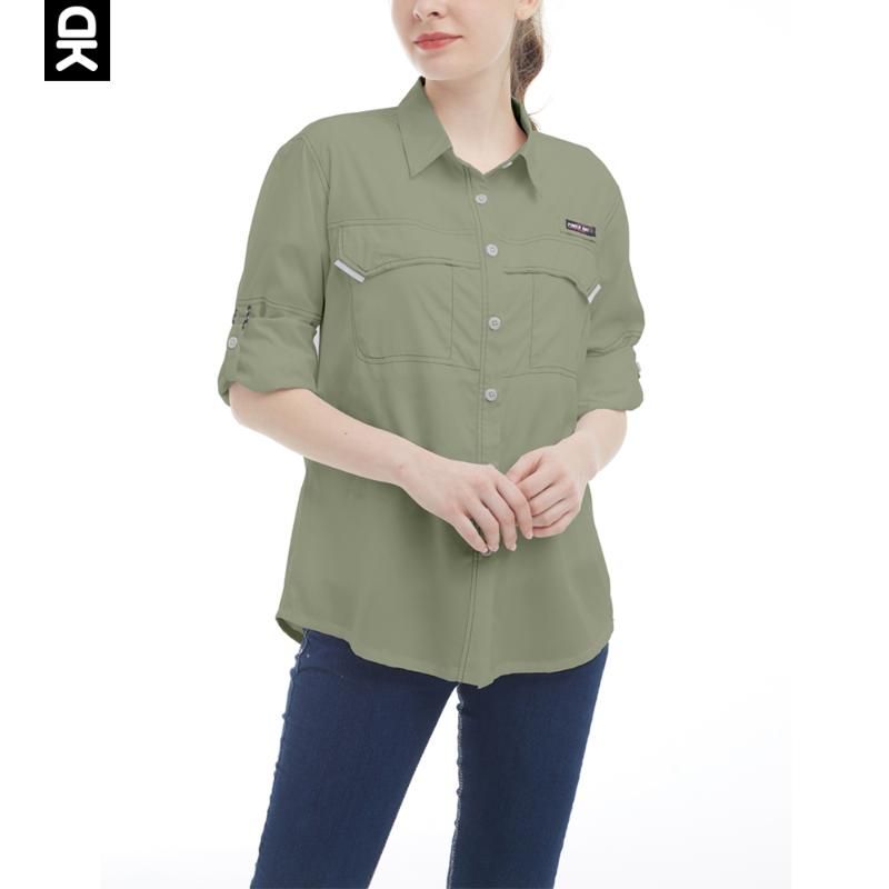 Little Donkey Andy Womens UPF 50 UV Protection Shirt Long Sleeve Fishing Shirt Breathable and Fast Dry