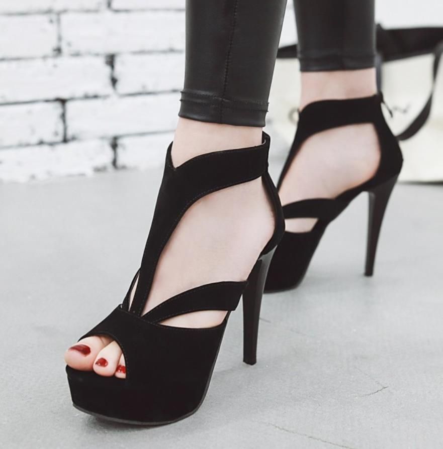 designer platform high heels