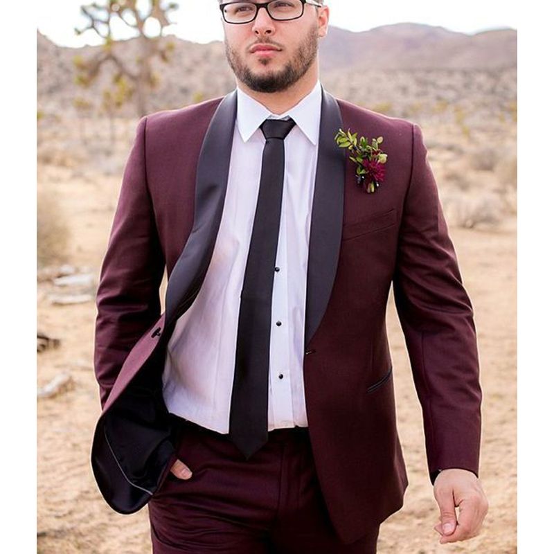 Compra 2 Trajes De Novia Piezas Borgoña Aduana Italiano Hombre Trajes  Smoking Del Novio De Los Padrinos De Boda Mejor Hombre Smoking Hombres  Barato | Entrega Rápida Y Calidad | Es.Dhgate