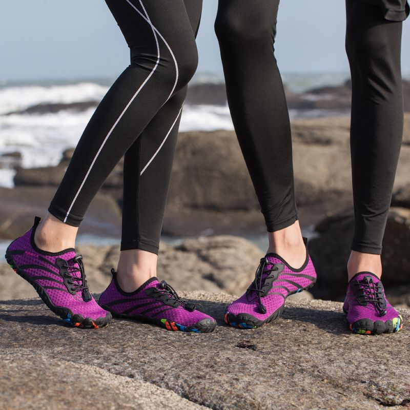 Zapatos De Playa Yoga Acuáticos Deportes Hombre O Mujer Rosa 