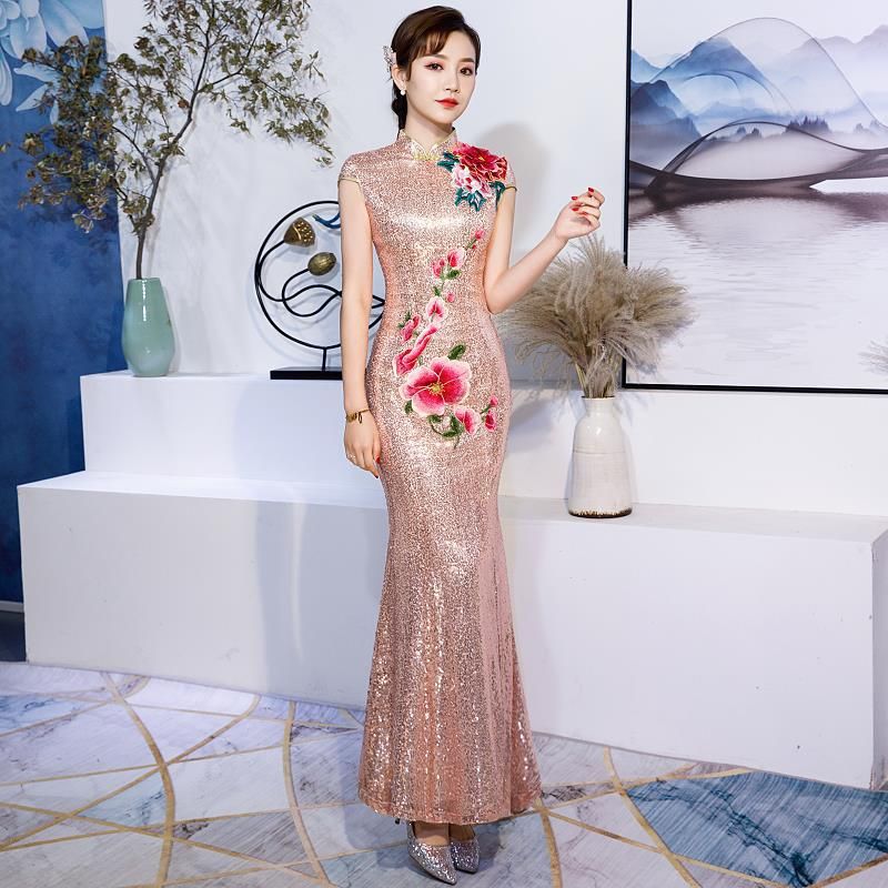 traditional long gowns for ladies