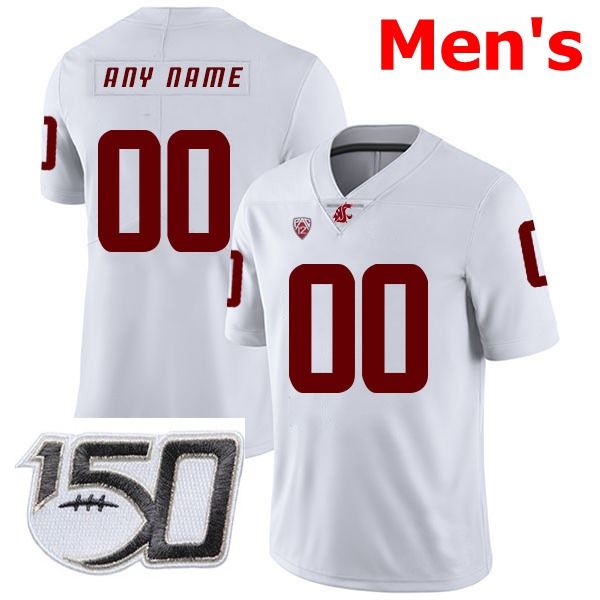 Mens White with 150th Patch