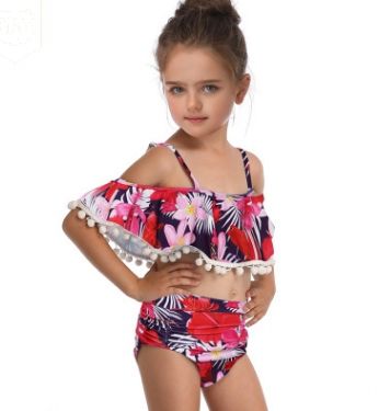 #2 Off Shoulder Girl Swimsuit