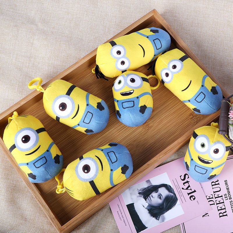 10 15cm Keychain Despicable Me Plush Toy Minions Keyrings 4 6inch Kevin 3d Eyes Gru Jorge Agnes Jail Dru Stewart Dave Minions 8 Style Choose From China Stuffed Plush Animals Seller