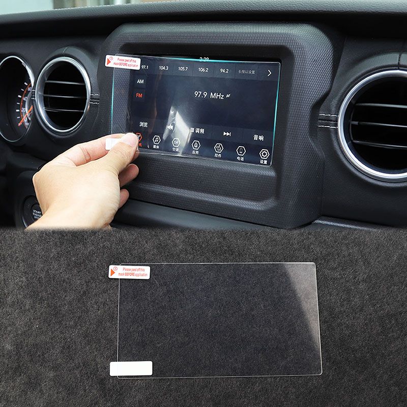 Car Navigation Screen Protector For Jeep Wrangler JL 2018+ Factory