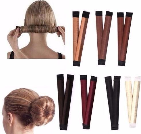 Women Girls Kids Hair Styling Donut Bun Maker Former Twist