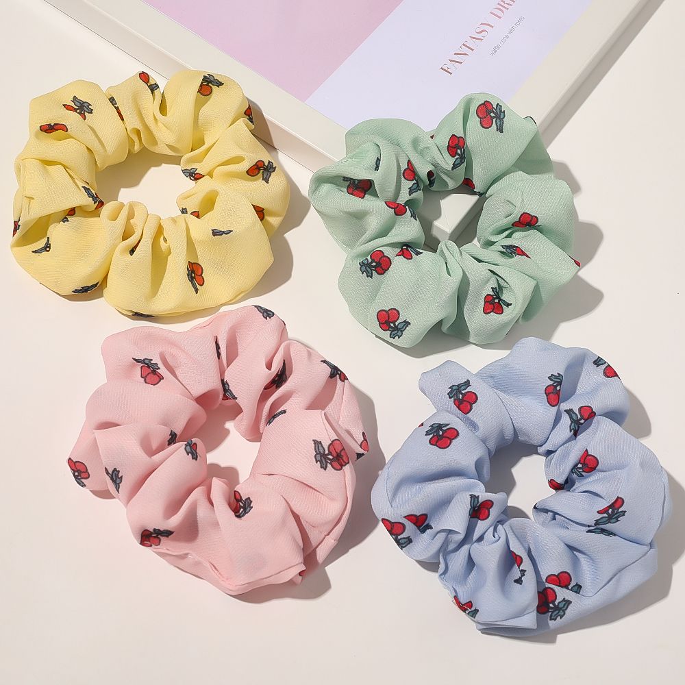 Ins Cute Scrunchies Elastic Hair Bands Women Scrunchy Girls Sweet Hair