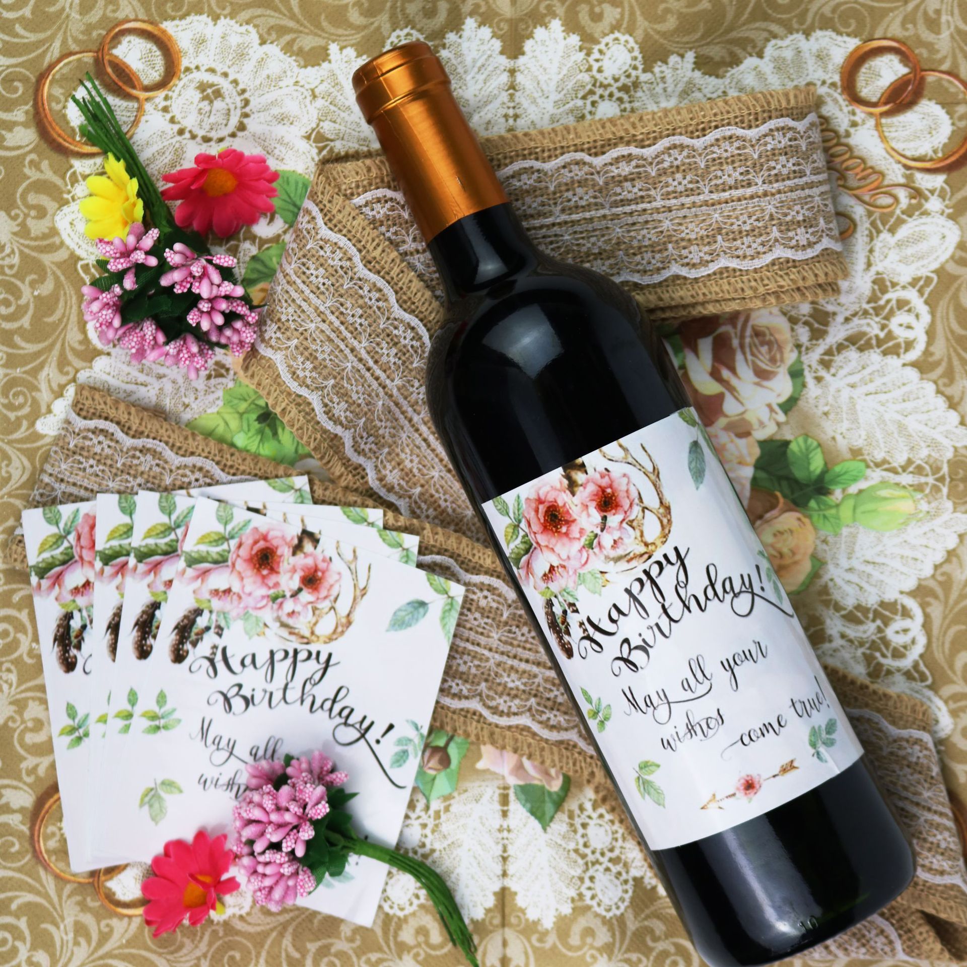 2019 Wedding Decoration Wine Labelst Bridesmaid Proposal Gift