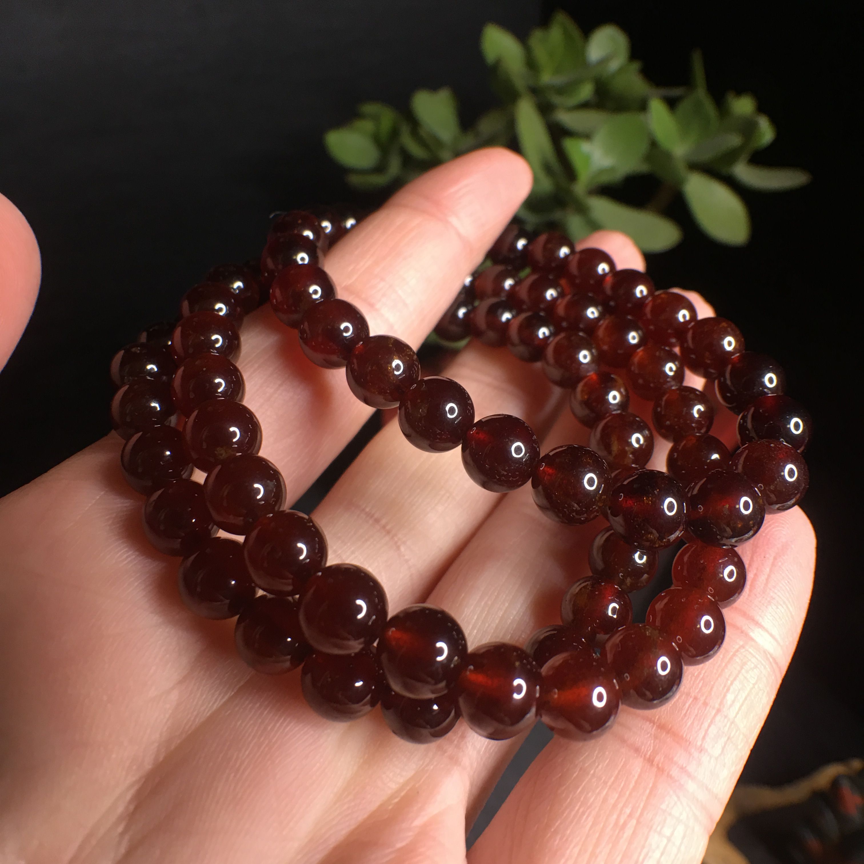 natural garnet