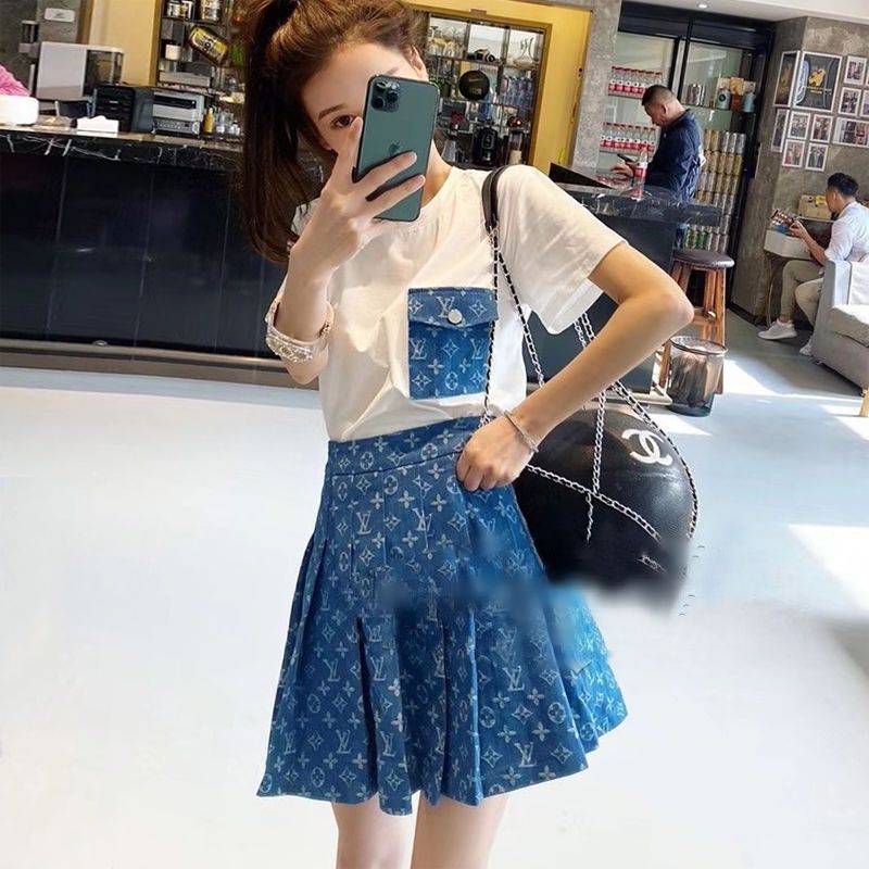 2020 2020 Summer Web Celebrity Casual Fashion Suit Female Korean