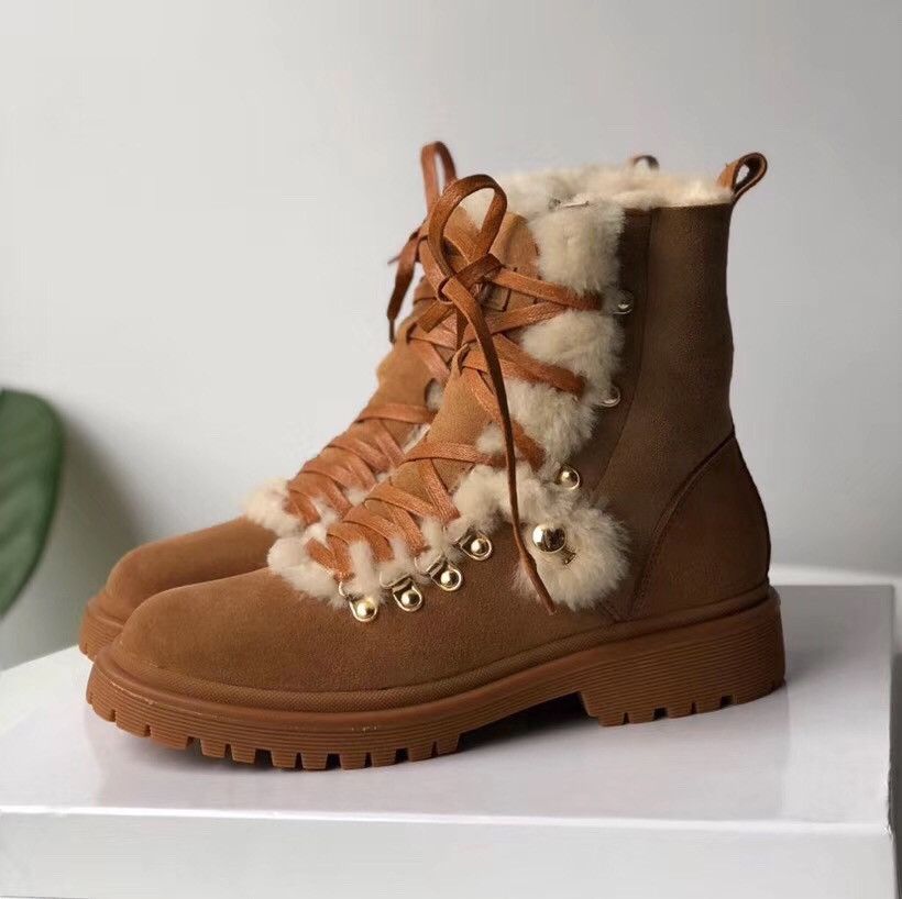 fur lined hiking boots womens