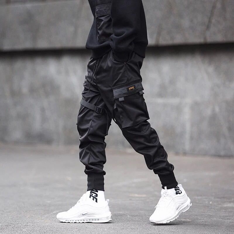 2021 Joggers Men Black Tactical Techwear Pants LY191203 From Dang04 ...