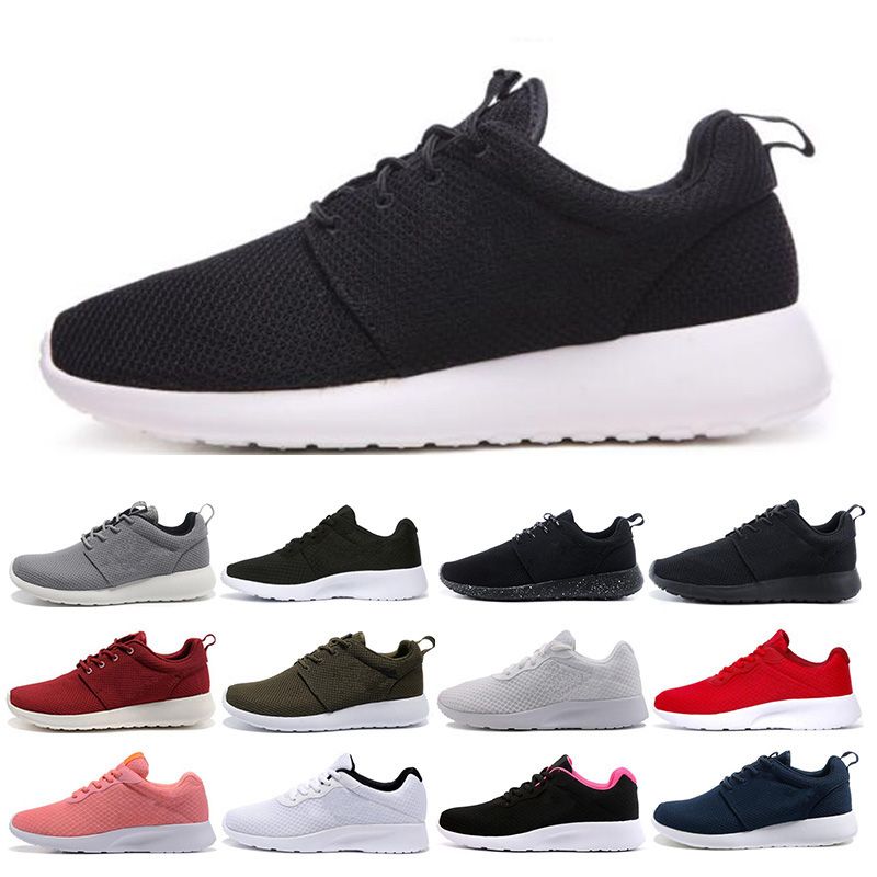 embarazada Aislante Señora nike roshe run one shoes Barato Tanjun 1.0 3.0 Run Running Shoes hombres  mujeres negro bajo