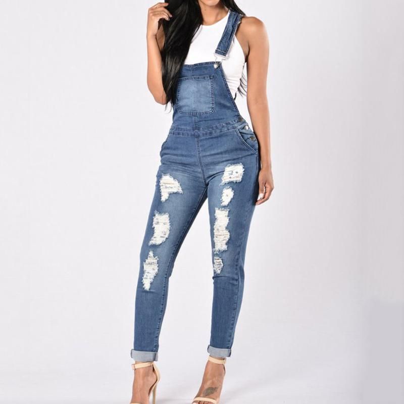 denim jumpsuit women's clothing