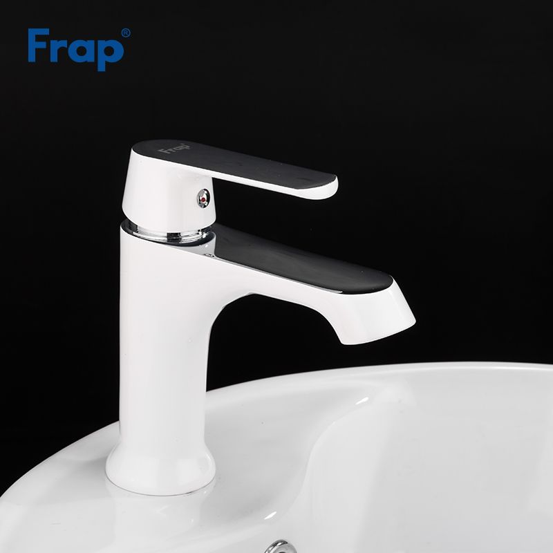 2019 Frap Basin Faucets White Orange Green Bathroom Basin Faucet